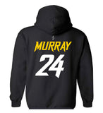 Kris Murray KM24 Hoodie-Black (Front & Back)