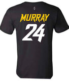 Kris Murray KRIS24 Short Sleeve Tee-Black (Front & Back)