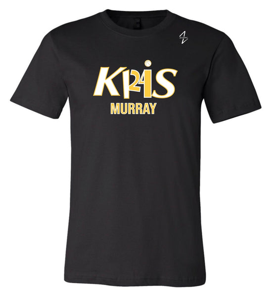 Kris Murray KRIS24 Short Sleeve Tee-Black (Front & Back)
